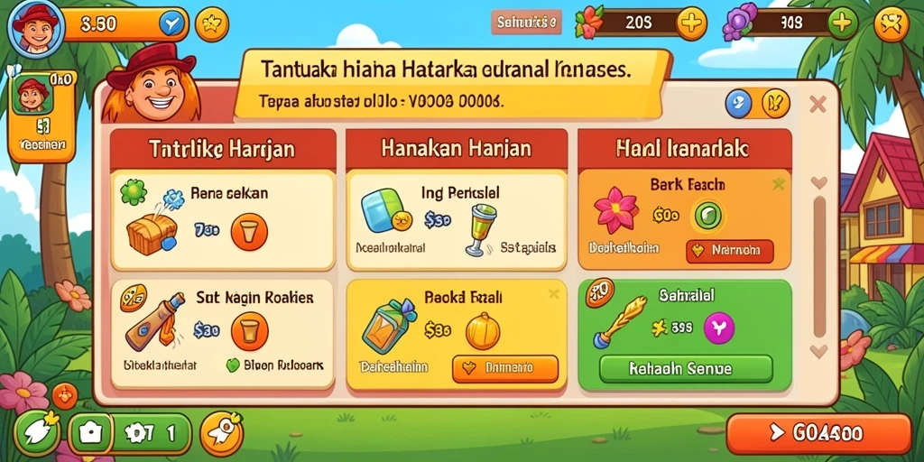 Tampilan karakter utama yang siap beraksi.
