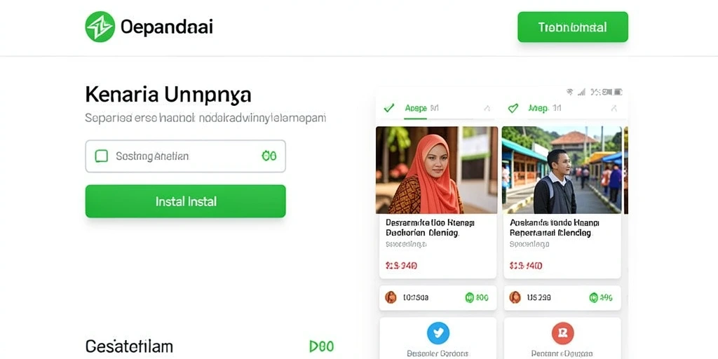 Tampilan antarmuka yang menarik dan user-friendly.