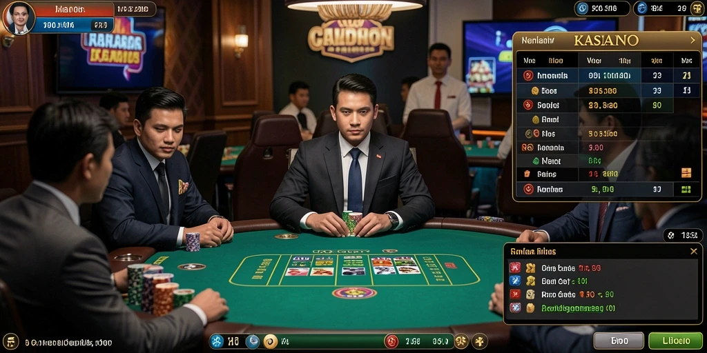 Tampilan grafik yang memukau dalam permainan.